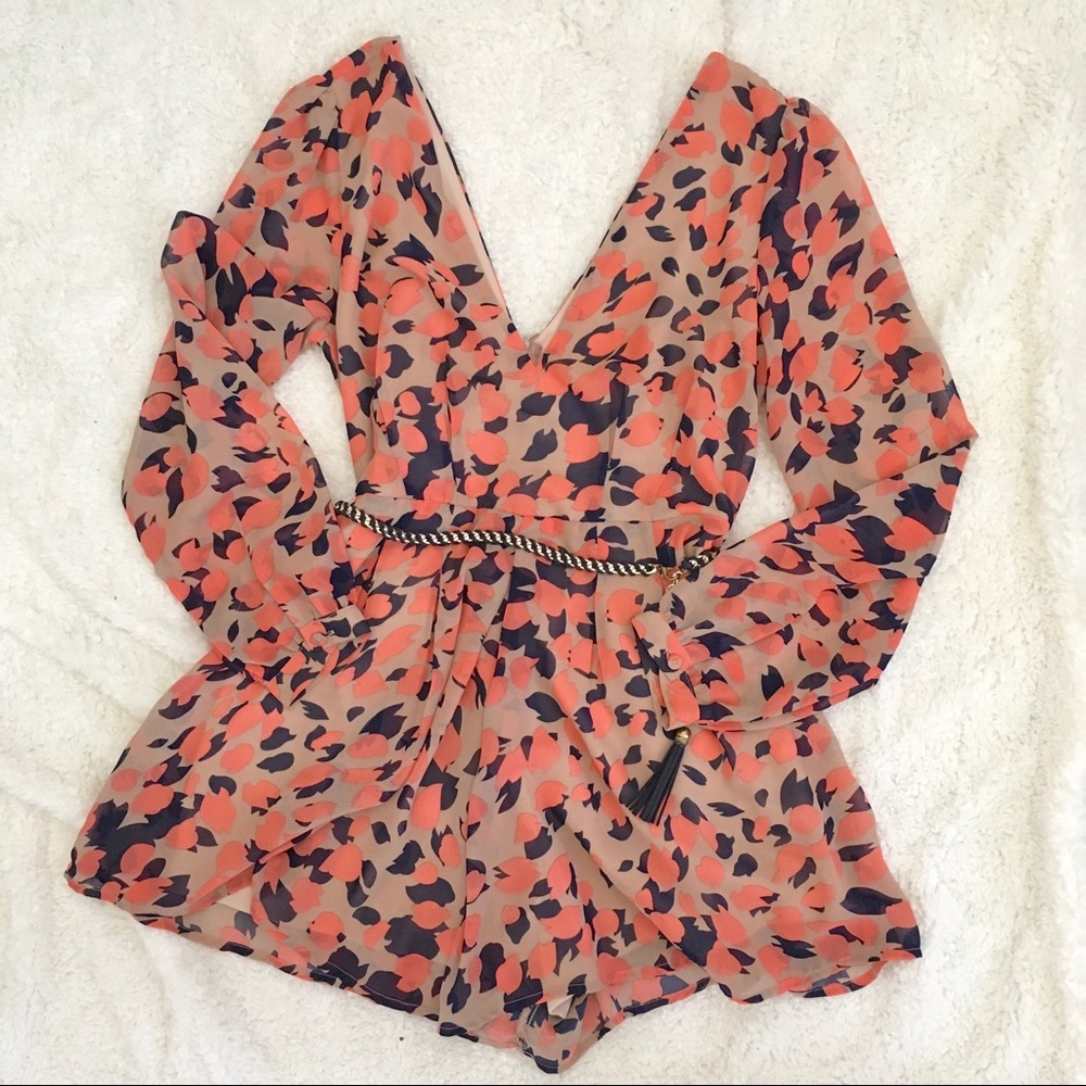 Long sleeve romper